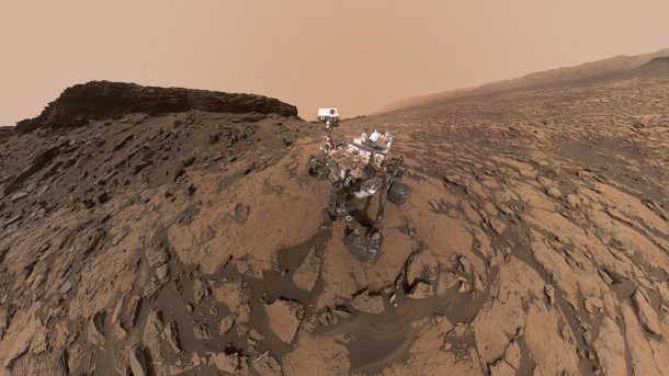 NASA-Rover Curiosity: Neues Selfie zur zweiten Missionsverlängerung