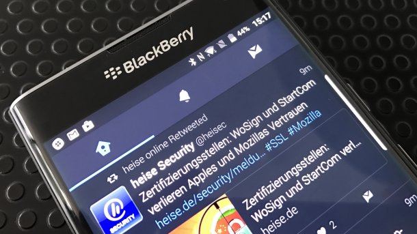 BlackBerry verspricht Android Updates