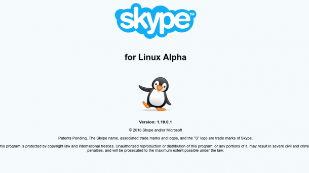 Erste Videoanrufe mit Skype for Linux