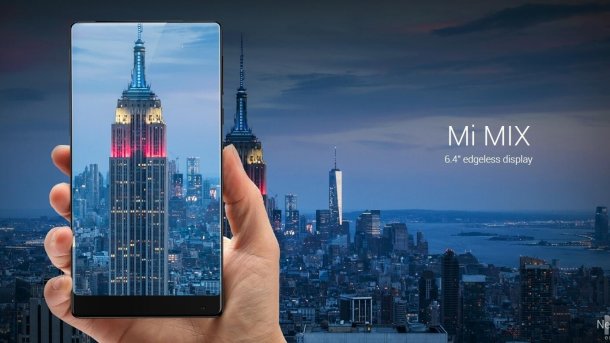 Xiaomi bringt Smartphone mit nahezu randlosem Display