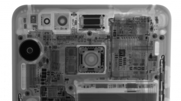 Röntgenbild des Galaxy Note 7