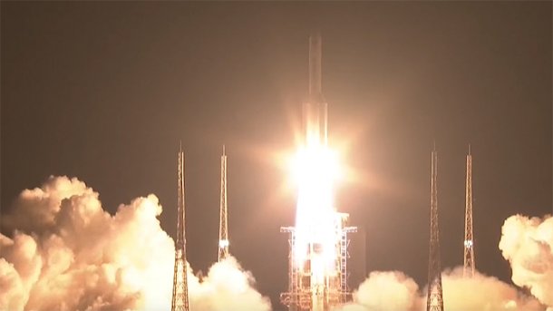 Schritt zur Raumstation: China startet seine leistungsfähigste Rakete