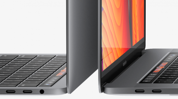 MacBook Pro mit Thunderbolt-3-Anschlüssen
