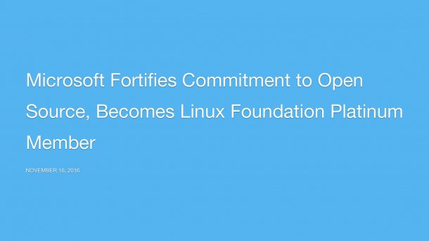 Microsoft schließt sich der Linux Foundation an