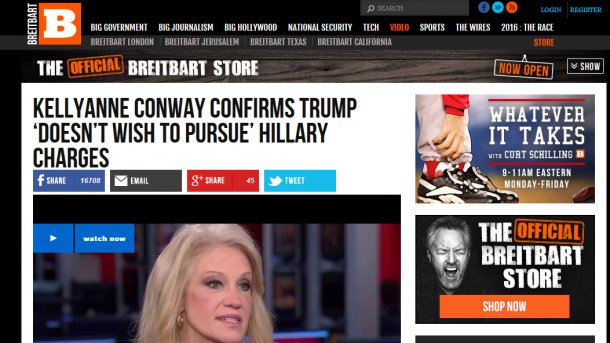 Hate Speech: AppNexus setzt Breitbart auf Blacklist