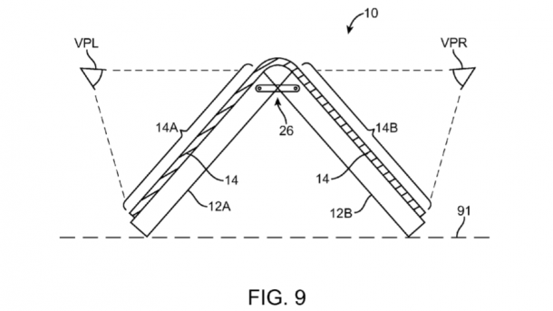 Apple erhält Patent auf Gerät mit faltbarem Display