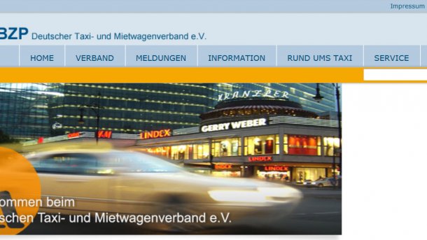 Taxi- und Mietwagenverband plant Taxi-Sharing-App