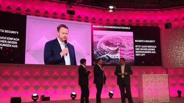 Deutsche Telekom baut Drohnenschild
