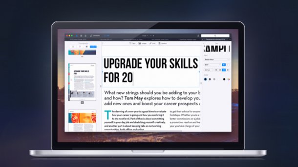 PDF Expert kennt die Touch Bar des MacBook Pro – und zeigt zwei PDFs gleichzeitig