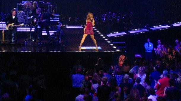 Celine Dion gibt Konzert