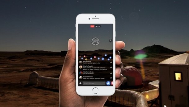 Facebook: Video in 360° jetzt auch live