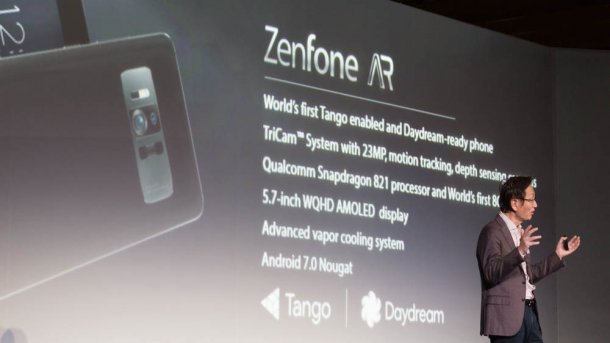 Asus Zenfone AR: Smartphone für (halb-)virtuelle Welten