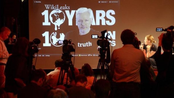 Videoauftritt von Assange