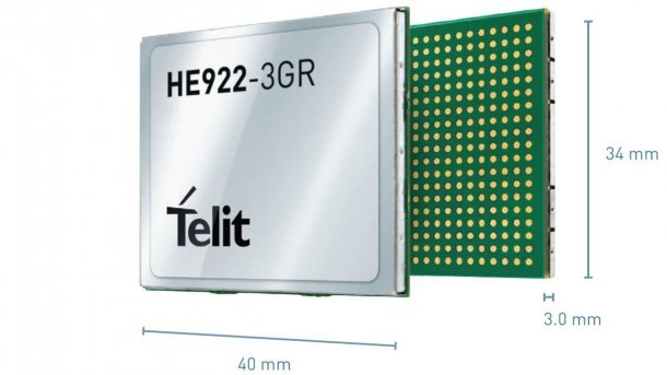 Telit HE922-3GR mit Atom x3-C3200
