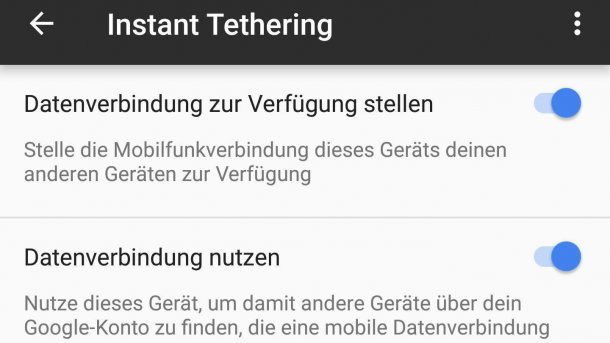 Android: Google aktualisiert Play Dienste und liefert Instant Tethering aus