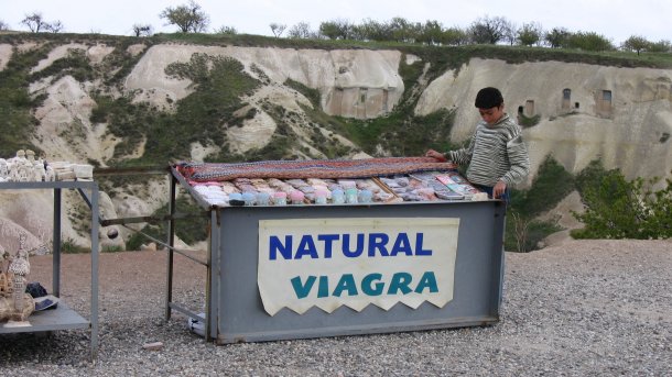 Verkaufsstand "Natural Viagra"