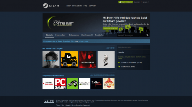Steam: Valve stampft Greenlight ein