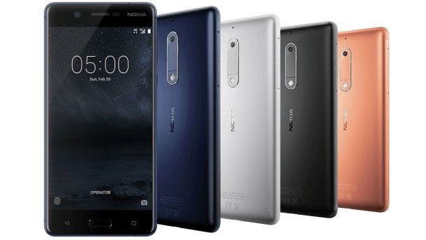 Nokia 3, 5 und 6: Nokias neue Smartphones kommen mit purem Android 7.1