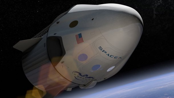 SpaceX will 2018 zwei Weltraumtouristen um den Mond schicken