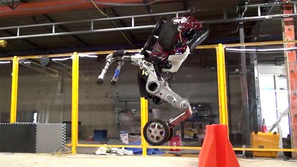 "Handle": Rollender Roboter von Boston Dynamics überspringt Hindernisse