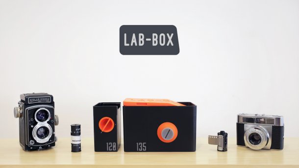 Kickstarter-Projekt: ″Lab-Box″ Tageslicht-Entwicklungstank für KB- und Rollfilm