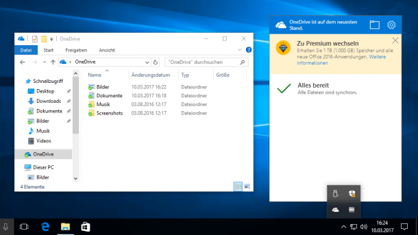 Windows 10: Berichte über OneDrive-Werbung im Datei-Explorer