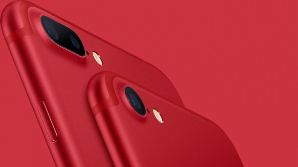 Ab 16 Uhr: Das iPhone 7 gibt's in Rot – (auch) zu einem guten Zweck