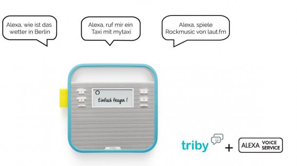Triby Family wird mit Alexa Voice Services ausgestattet