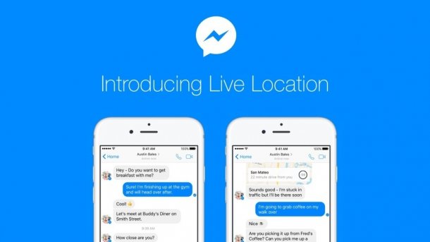 Live Location: Facebook Messenger mit neuer Standort-Funktion