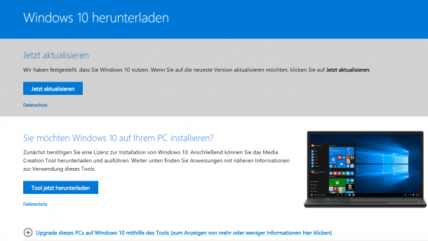 Windows 10: Creators Update ist zum Download verfügbar