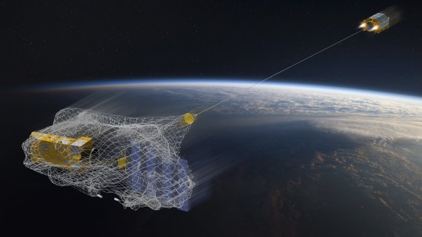 Space Debris Conference: Wie fängt man einen Satelliten?