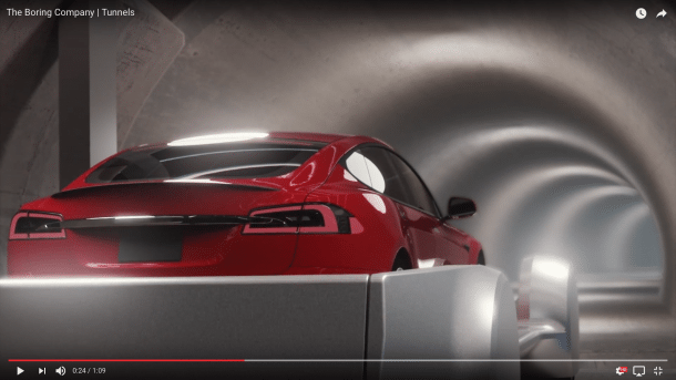 Elon Musk zeigt Konzeptvideo von automatisiertem Tunnelsystem