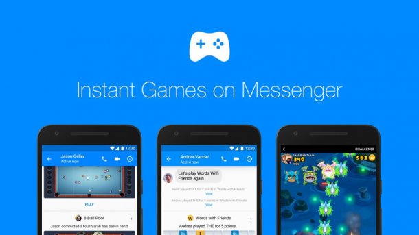 Instant Games: Daddeln im Facebook-Messenger