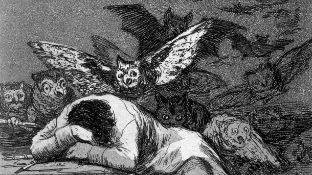 Francisco de Goya: Der Schlaf der Vernunft gebiert Ungeheur