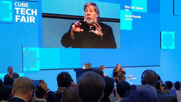 Cube Tech Fair: Zum Abschluss rockt Steve Wozniak das Haus