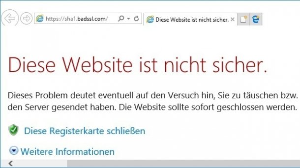 Microsoft blockiert SHA-1 in Edge und Internet Explorer