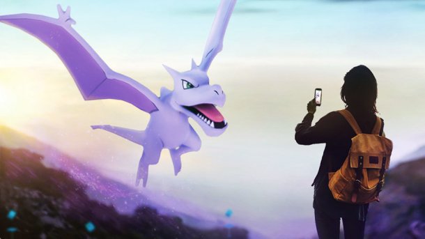 Pokémon Go: Abenteuerwoche mit lila Flugsaurier