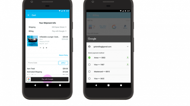 Google: Neue Bezahlmöglichkeiten für Android-Nutzer