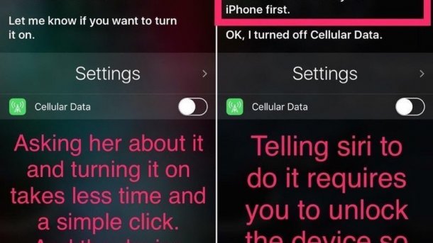 Siri erlaubt Mobilfunkabschaltung ohne Entsperrung