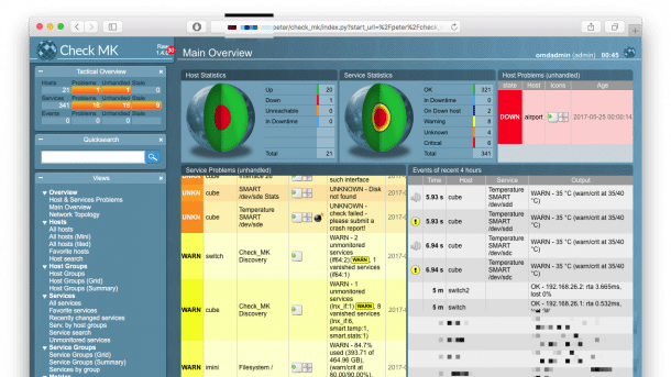 Monitoring-System Check_MK in frischer Version