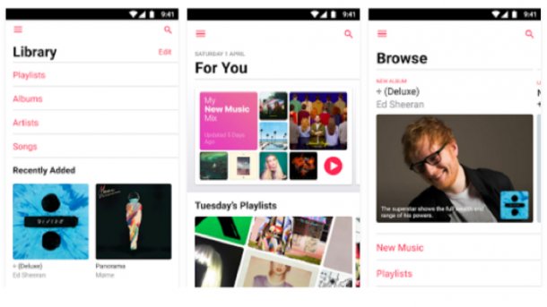 Apple Music für Android verbessert