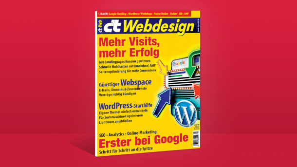 c't Webdesign: Mehr Visits, mehr Erfolg