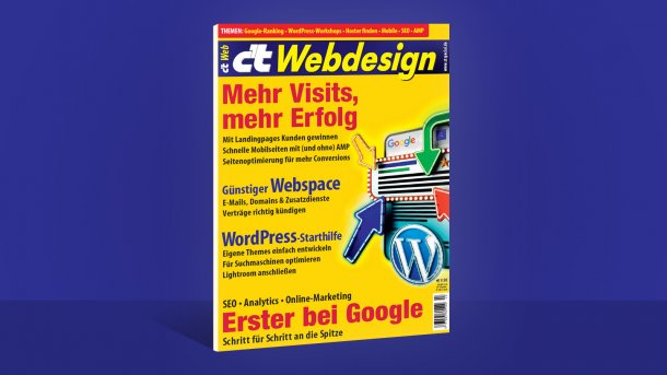 c't Webdesign: Erster bei Google (mit SEO)