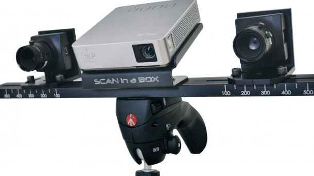 Ausprobiert von Make: 3D-Lichtmuster-Scanner "Scan in a Box"