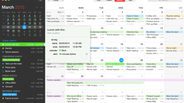 Mac: Großes Update für Kalender-App Fantastical