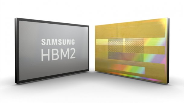 HBM2-Speicher: Samsung fährt Produktion von 8-GByte-Stacks hoch
