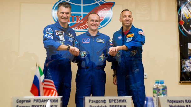 Italiener, Russe und US-Amerikaner zur Raumstation ISS gestartet
