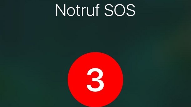 Notruf SOS auf dem iPhone