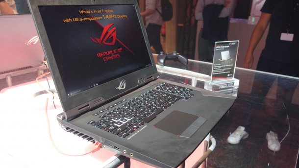 Asus ROG Chimera: 17-Zoll-Gaming-Notebook mit GTX1080 und 144-Hz-Display