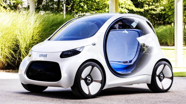 Vision EQ Fortwo: Daimlers Studie für autonomen Smart ohne Lenkrad
